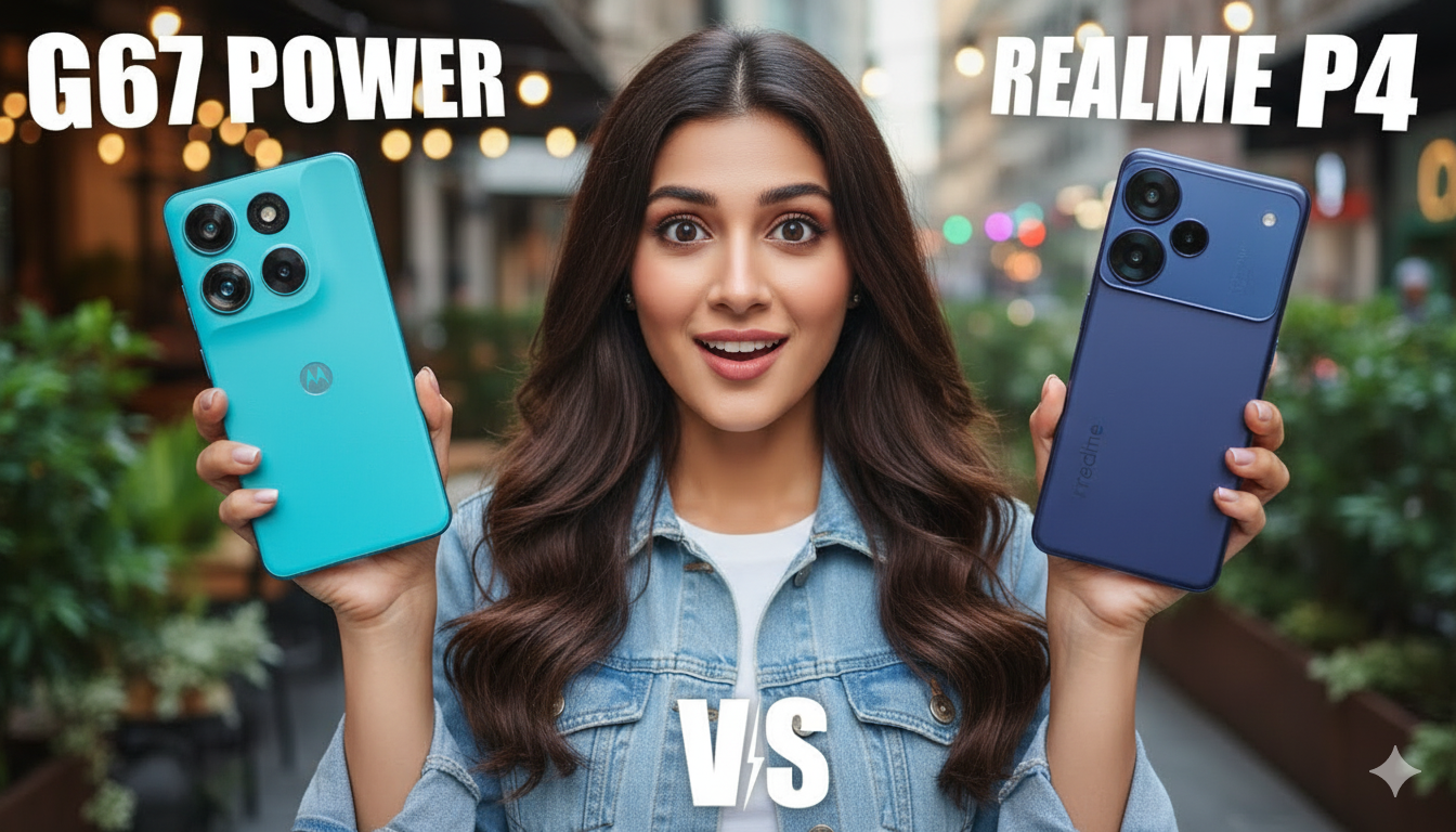 Moto G67 Power Vs Realme P4: 20,000 रुपये से कम में कौन है बेस्ट? | पूरी जानकारी