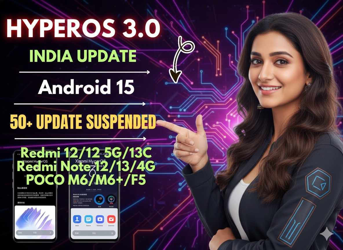 🛑 BIG SHOCK! Xiaomi HyperOS 3.0 Update Cancelled? 40+ Devices अब नहीं पाएंगे अपडेट, क्या आपका फ़ोन लिस्ट में है?
