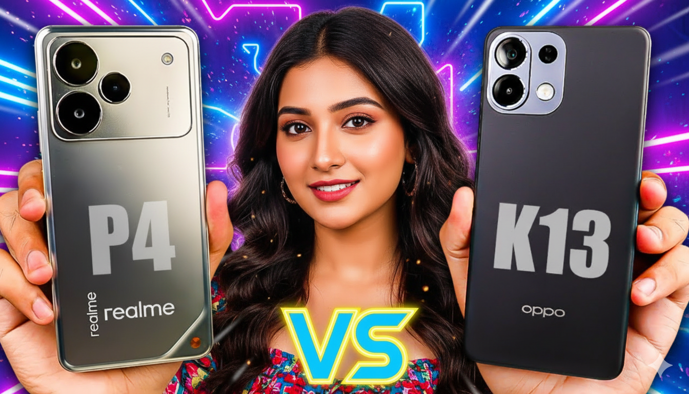 Realme P4 5G vs Oppo K13 5G: ₹17,000 Budget में कौन है असली King? Final Verdict Inside!