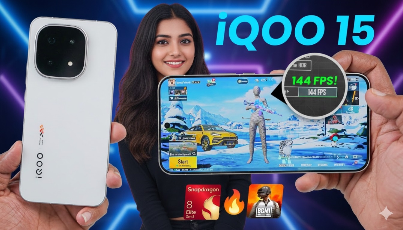 iQOO 15 Gaming Review: Snapdragon 8 Elite J5 की गेमिंग परफॉर्मेंस देखकर उड़ जाएंगे होश! 🔥 क्या यह है नया गेमिंग किंग?