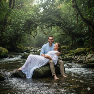 Cinematic River Scene Prompt