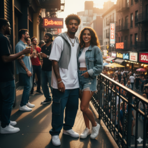 Hip-Hop Style Balcony Prompt