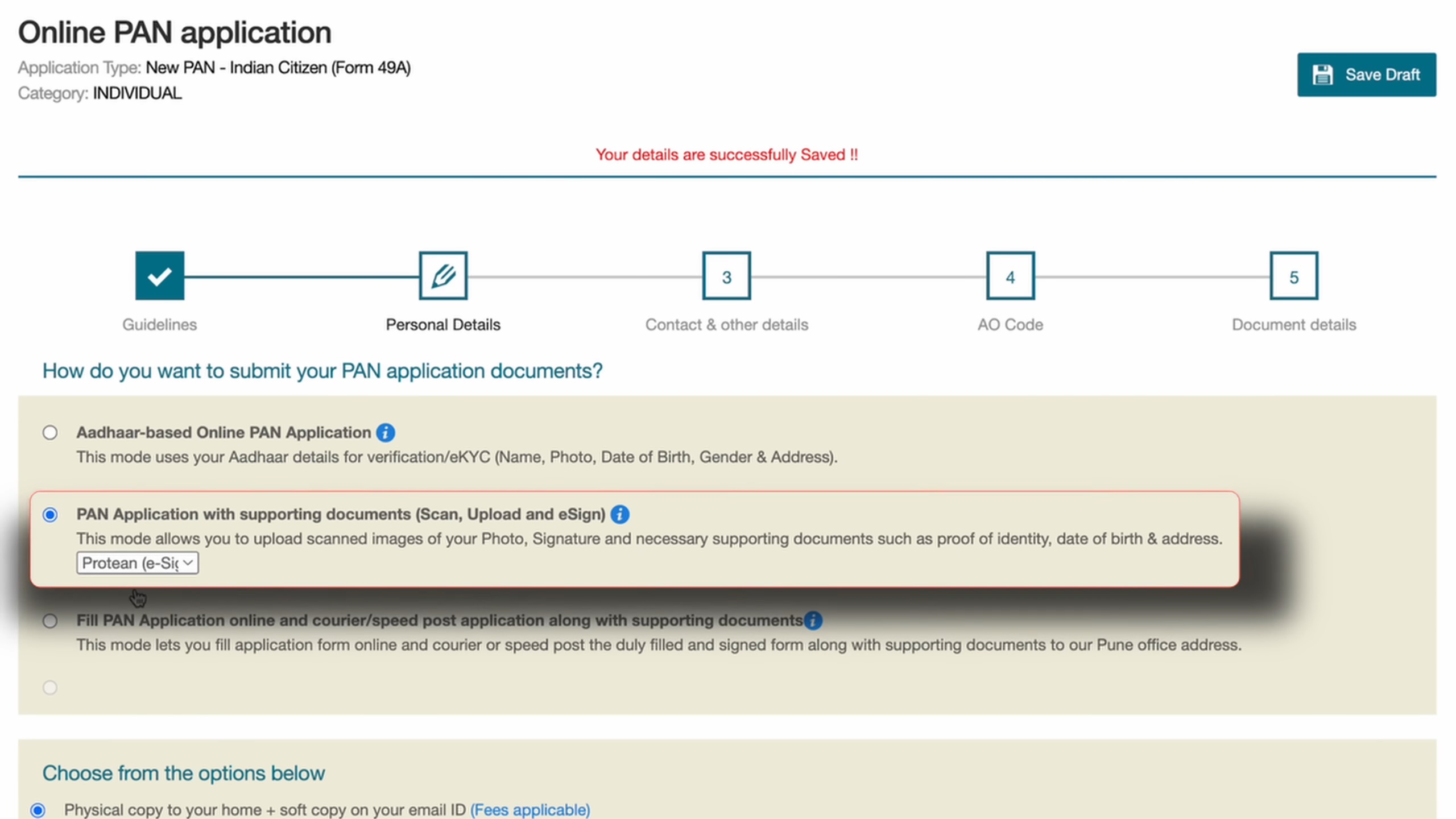 New Pan Card Apply Online