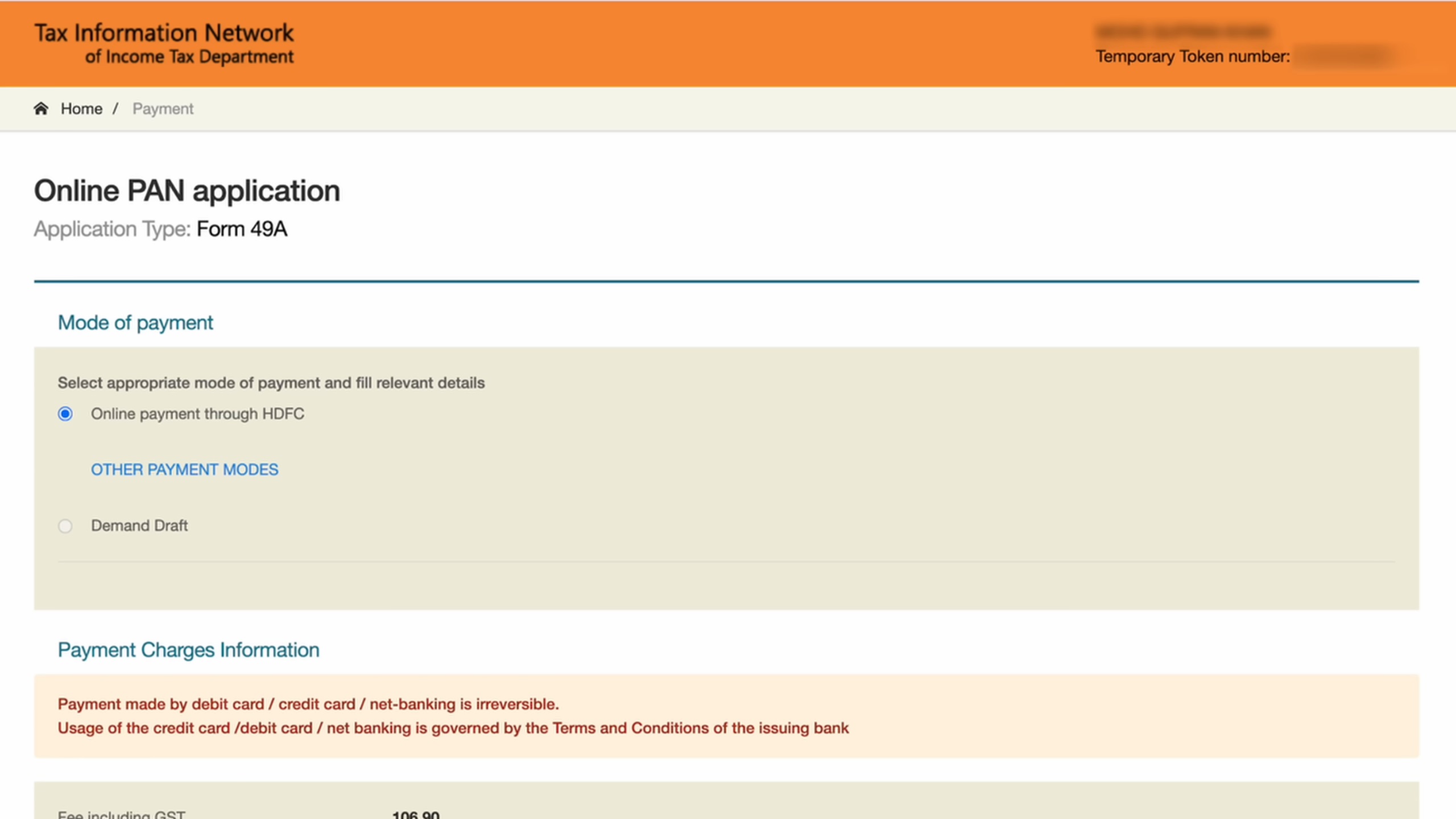 New Pan Card Apply Online