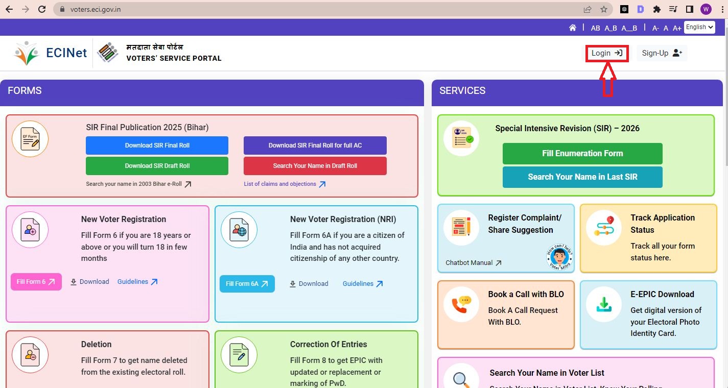 Voter card mobile number link kaise kare _ voter id mobile number link - Voter Card Mobile link 2025 